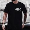 Men T Shirts Jesus Fish Christ Graphic T-Shirt for Men Women Tops Short Sleeve Tees Streetwear Plus Size Y2k Clothing