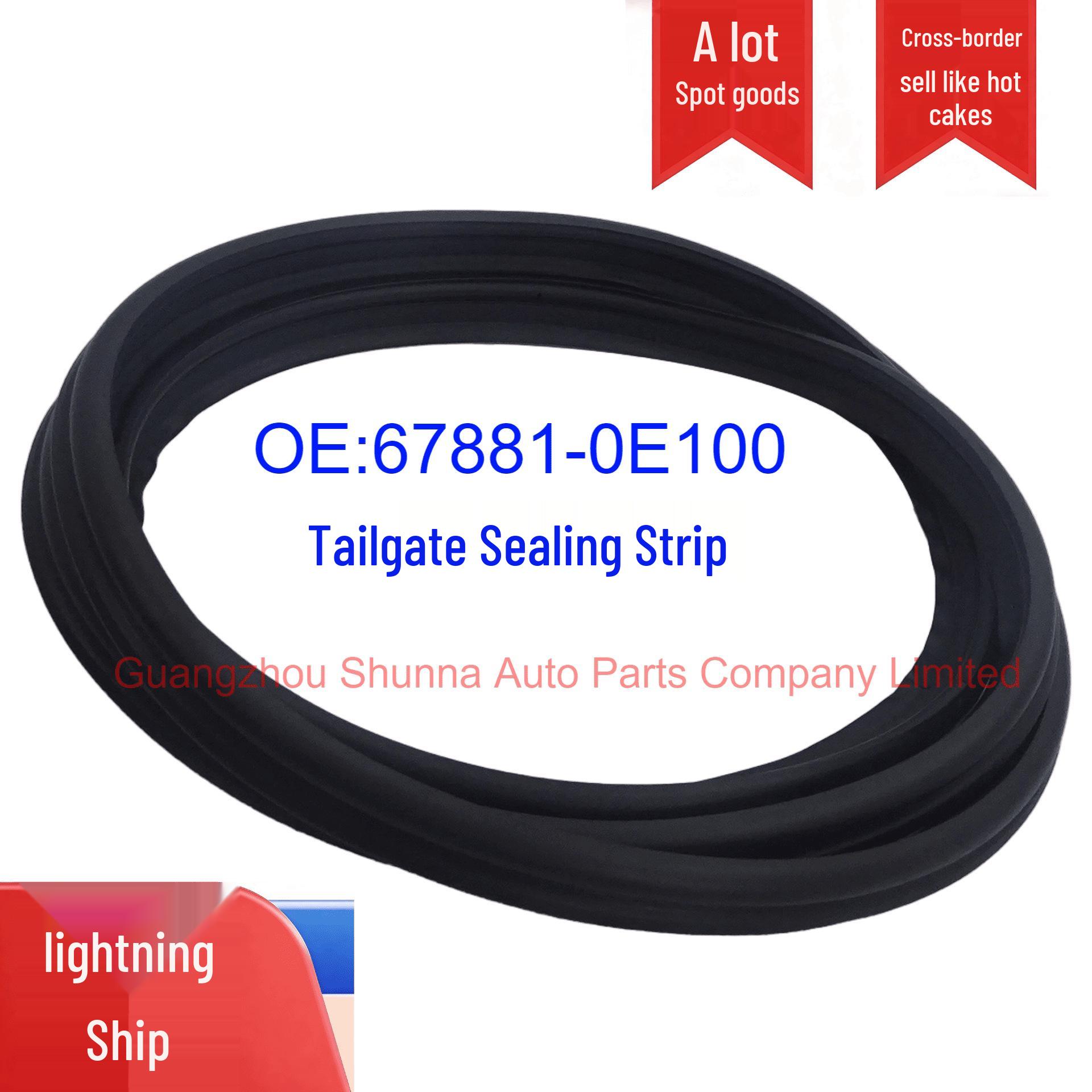 67881-0E100 Tailgate Sealing Strip for 2021+ Toyota Highlander AXUH7# GZSN