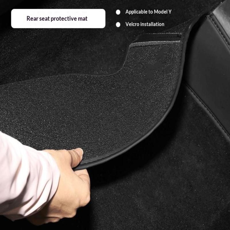 Car Door Sill Protector Set For Model Y Microfiber Leather Anti Scratch Kick Pad Threshold Protection Guard Strip Interior