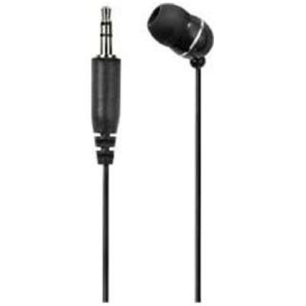 ELPA Digital Terrestrial TV Earphone Clear Sound Left Right Earbud 1.2m (Hospital Use/Single Ear) Quality/Simultaneous & Operation/Black/RE-STK01(BK)