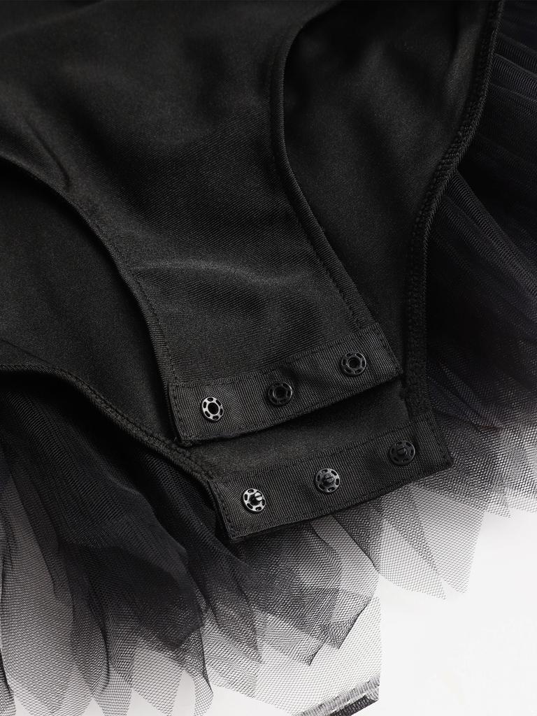 Dívčí kostým jeskynní dívky, primitivní kmenové šaty s flitry, dlouhým rukávem, nastavitelnými ramínky, nadýchanými šaty přes rukáv