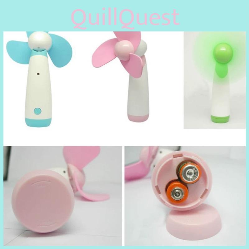 New Portable Handheld Mini Fan Super Mute Battery Operated For Cooling Gift