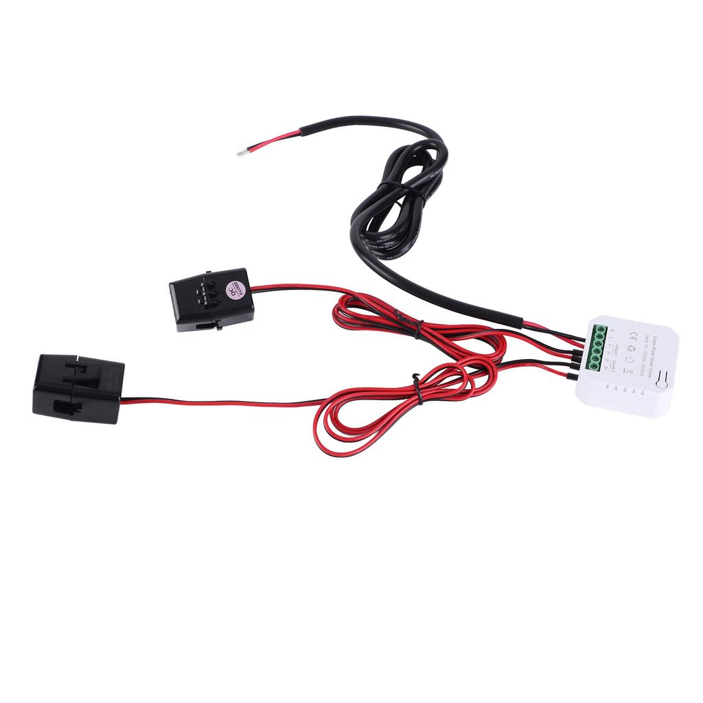 WiFi Single Phrase Energy Meter with Clamp Electricity Power Consumption Monitor for Tuya 90‑250VAC