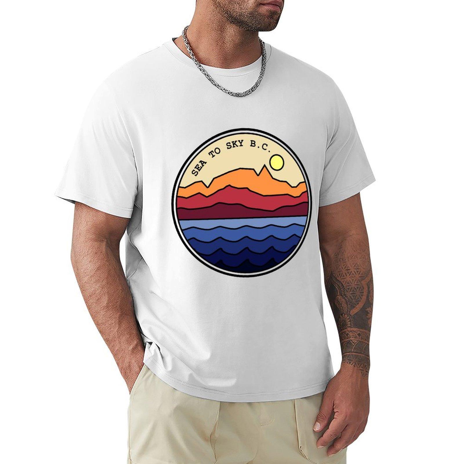 Sea To Sky Highway BC Canada TShirt graphic tee shirt shirts graphic plus sizes t shirts for men pack S