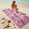 Personalized Diverse Dreams Soar High Beach Towel Microfiber Beach Towel Thin Absorbent for Beach Swimming Yoga Bath Sports. 0910100