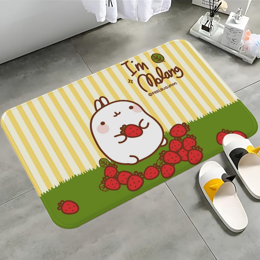 Molang Door Mat Washable Non-Slip Living Room Sofa Chairs Area Mat Kitchen Doormat Area Rug