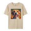 Beagle Bliss Tshirt Funny TShirts Prevailing Mens Tees Normal Top Tshirts Cotton Green And White Graphic T Shirt