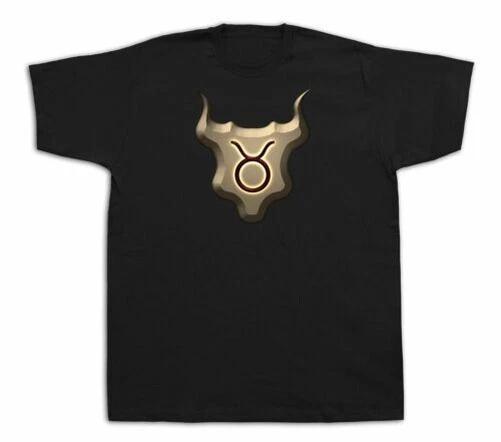 Taurus Zodiac Horoscope T-Shirt Astrology Symbol Universal Pendant 4XL