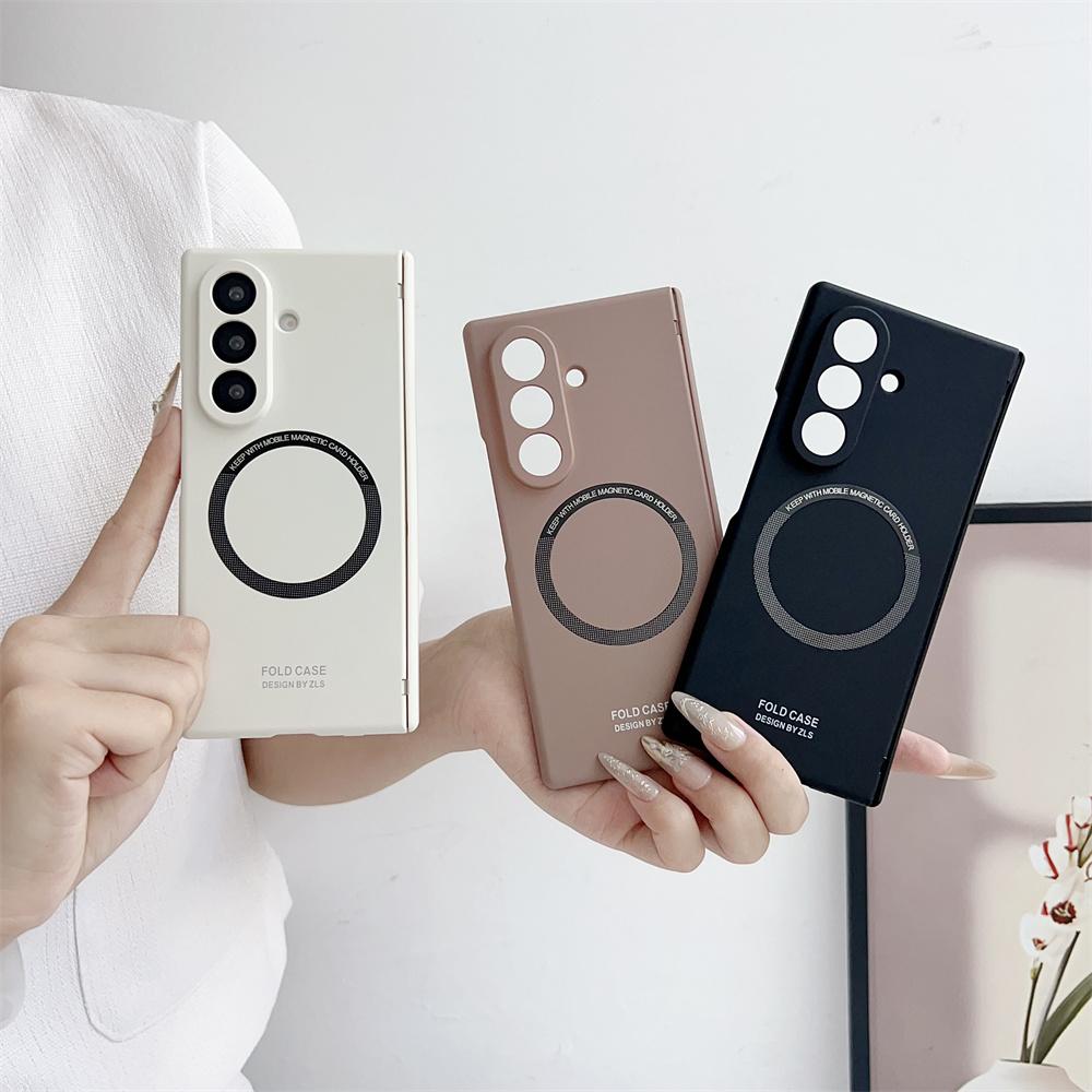 For Samsung Galaxy Z Fold7 5G Case Hard PC Phone Cover Compatible with MagSafe