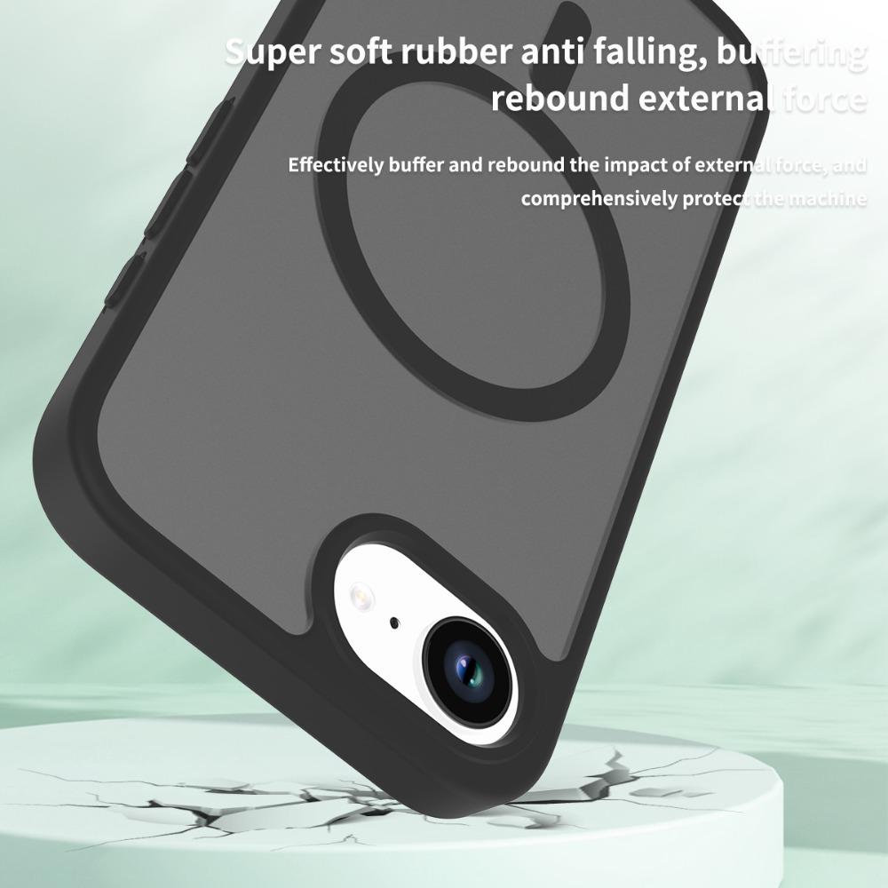 Ultra-Thin MagSafe Compatible Case for iPhone 16e 16 Pro Max XR 11 13 14 12 Pro - TPU/PC Silky Smooth Touch Wireless Charging Shockproof Cover