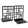2Pcs Decorative Book Ends Metal Bookcase Railing New Book Divider  Office Home