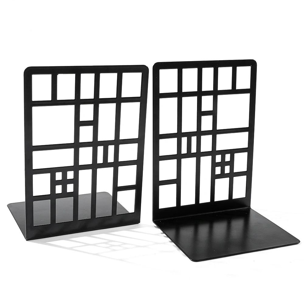 2Pcs Decorative Bookends for Shelves Heavy Duty Book Holder High Quality Book Divider  Office Home