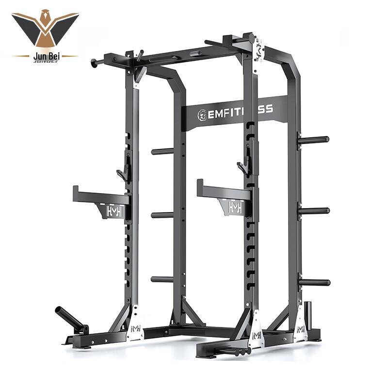 Junbei X4 Commercial Free Squat Rack & Bench Press Cage