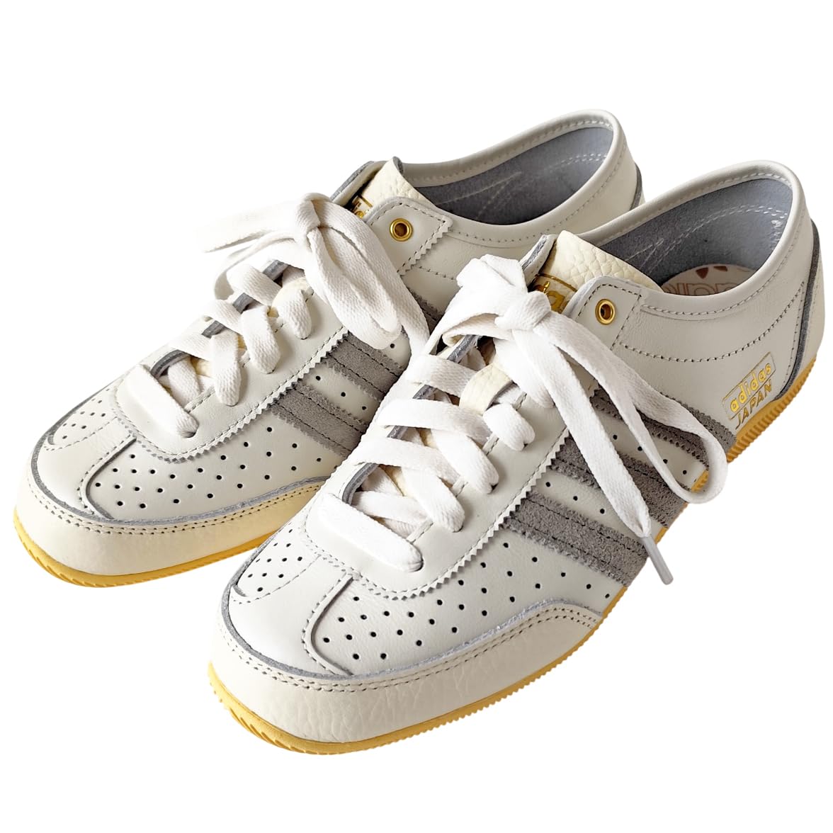 

Adidas JAPAN DECON W Off Tint Japanese shoe Sneakers, JQ8409, White/Silver Pebble/Orange (JQ8409, size, adult, numerical, 23.5 cm)