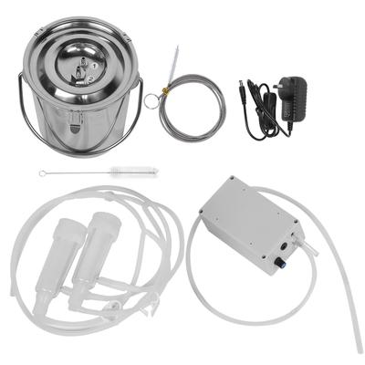 3L Adjustable Motor Milking Device Machine Vacuum Pump Stainless Steel Bucket for Sheep
