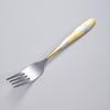 Stainless Steel Feather Pattern Spoon & Fork Set for Western Food