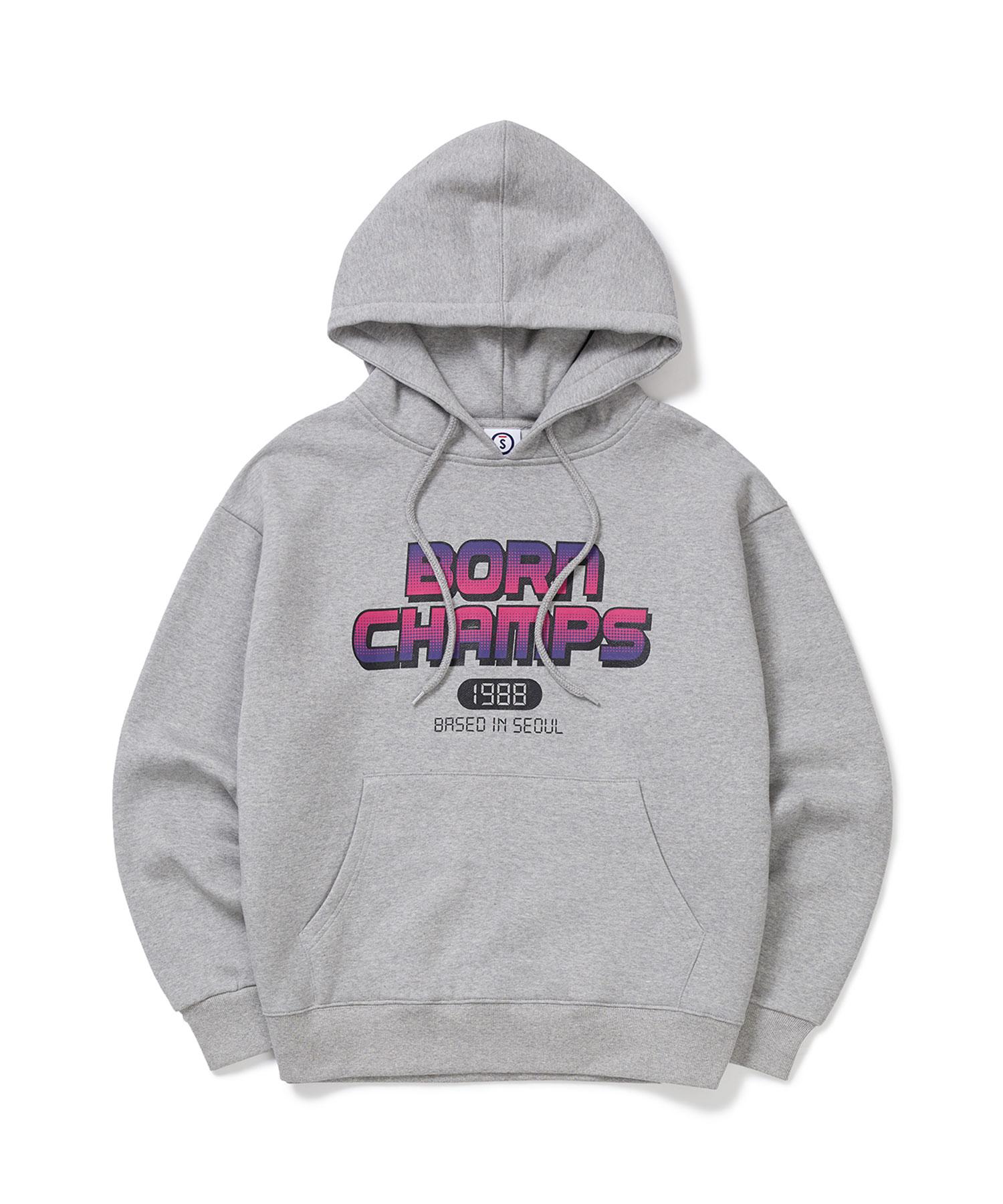 Bonchams Bc Future Logo Hoodie B22Ft01Gy S