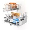 ZISIZ Double-Layer Dish Drainer Rack