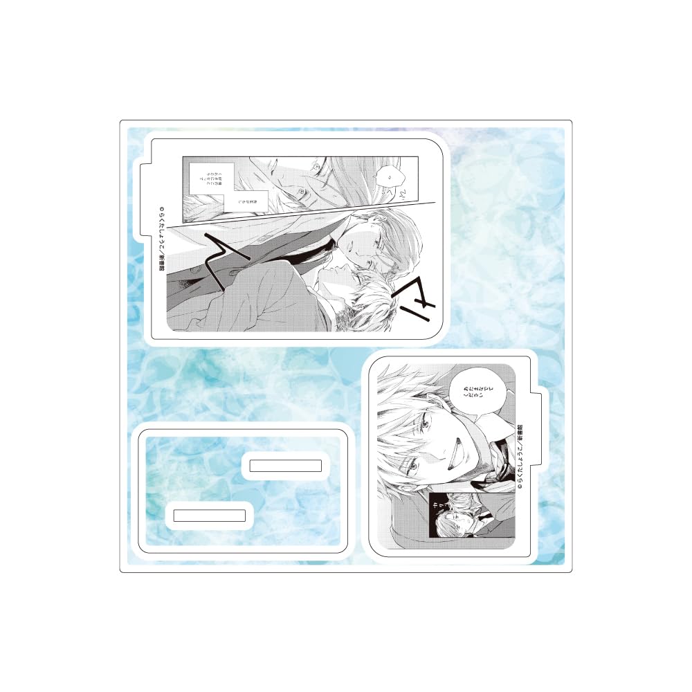 Rakuta Shoko Sensei 01 Summer BL Fair Acrylic Stand Plate "Working Couple's Vacation" [Official Illustration]