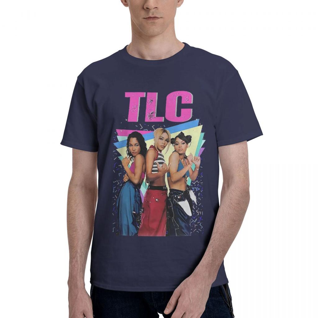 90s TLC Girls Band 100 Cotton Casual Breathable Confortable Kawaii Funny Ugus TShirts Mens Wear