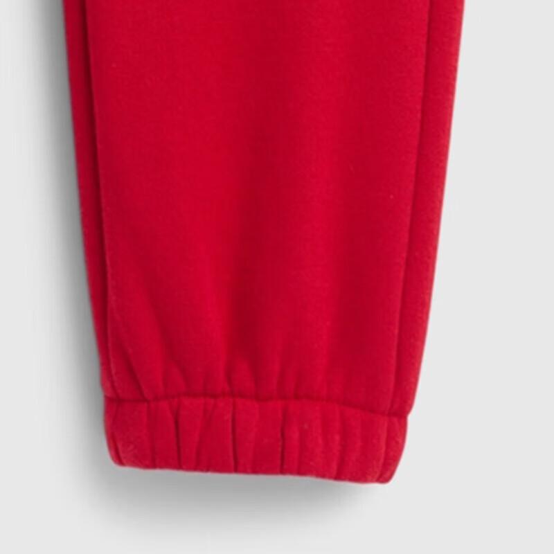 GAP Girls' Logo Fleece Cuffed Sweatpants