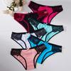 Women's Lace Trim Comfortable Breathable Panties 6-Pack Multicolor