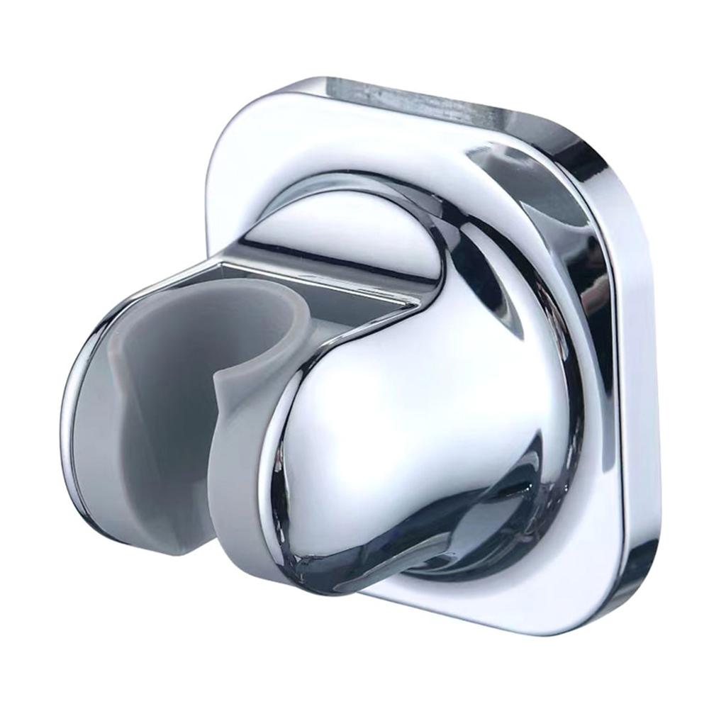 Adjustable Shower Head Holder with Strong Adhesive Not Drill Installation Shower Head Brackets for Bathroom Showers