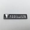 1pcs forMODELLISTA Car Front Lip Small Label Grill Fender Side Rear Trunk Badge Emblem Sticker Decals Styling Auto Accessories