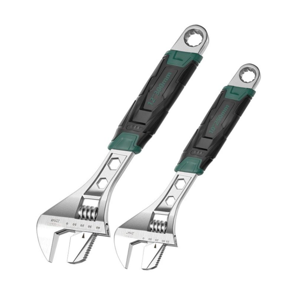 Long Handle Universal Spanner Anti-Slip Clamp Wrench Useful Adjustable Wrench  Car Repair