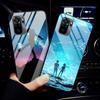 Tempered Glass Case For Xiaomi Redmi Note10 Pro Case Glass Back Cover For Xiaomi Redmi Note 10 10Pro Max Case  Note10 5G Shell