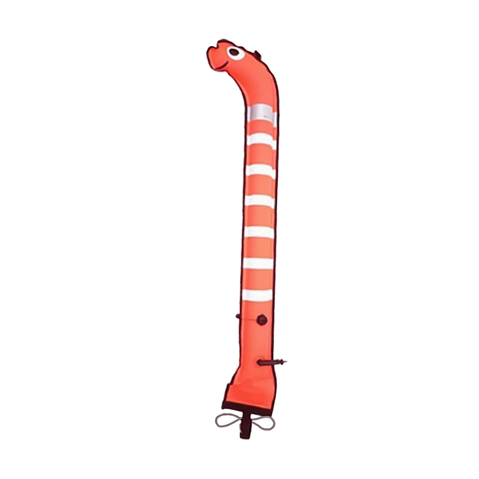 Inflatable Scuba Dive Surface Marker Buoy Duck Bill SMB Signal Tube for Safe Underwater Location
