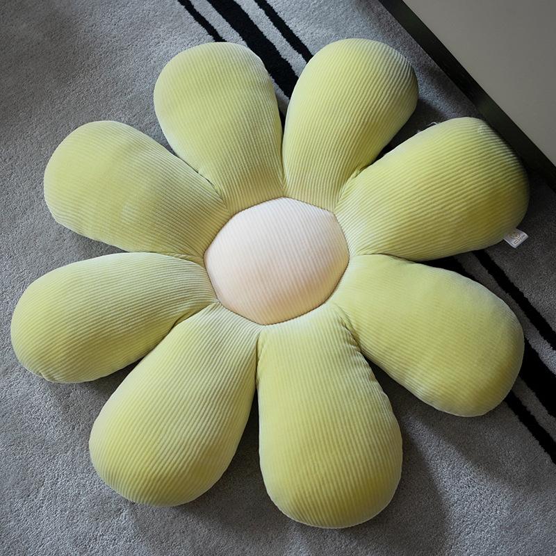 Small Daisy Flower Pillow Cushion On The Floor Chair Cushion Office Sitting for A Long Time Tatami Car with Butt Cushion