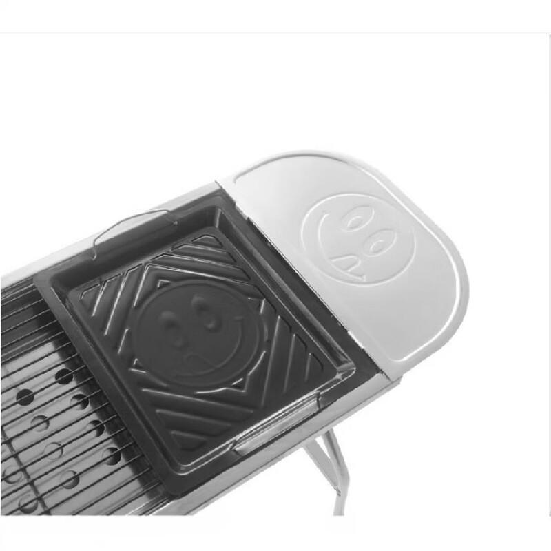 Oeny Portable Stainless Steel Folding BBQ Grill