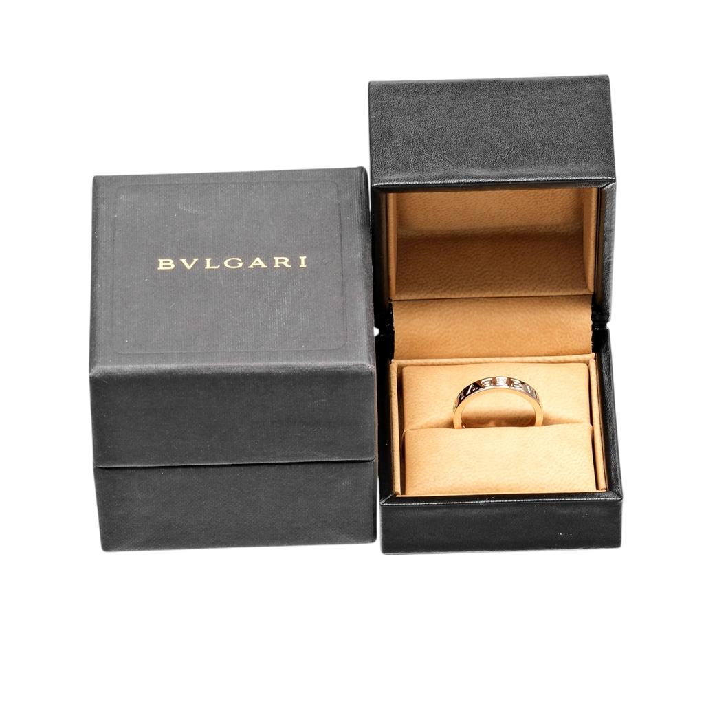 BVLGARI B.ZERO1 Essential Ring Be zero one K18 Pink Gold/diamond #8.6(US Size) 7.4g mens Used