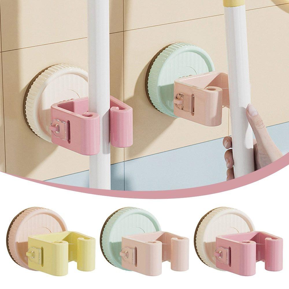 No-drill Mop Clip Wall-mounted Mop Holder Gifts Storage Rack