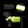 Reflective Dog Vest Night Safety Fluorescent Dogs Clothes Visibility Pet Coat Waterproof for Small Large Pet Orange Green