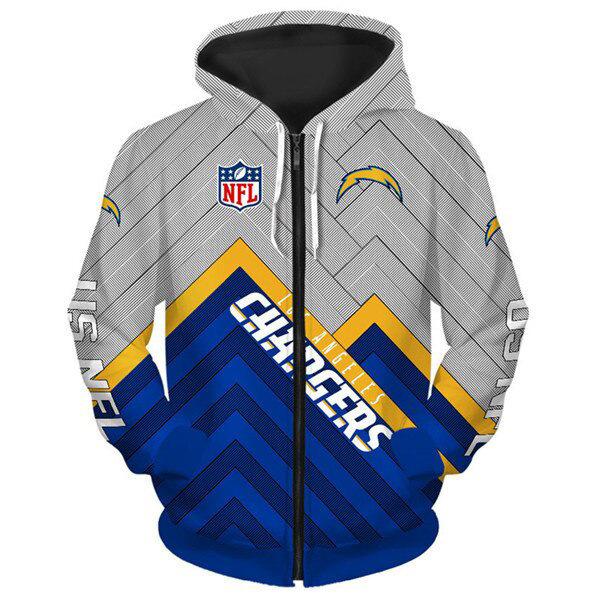 Europäischer und amerikanischer Herren- und Damen-Pullover mit Digitaldruck NFL-Fußball durchgehender Reißverschluss Kapuzenpullover, Strickjacke