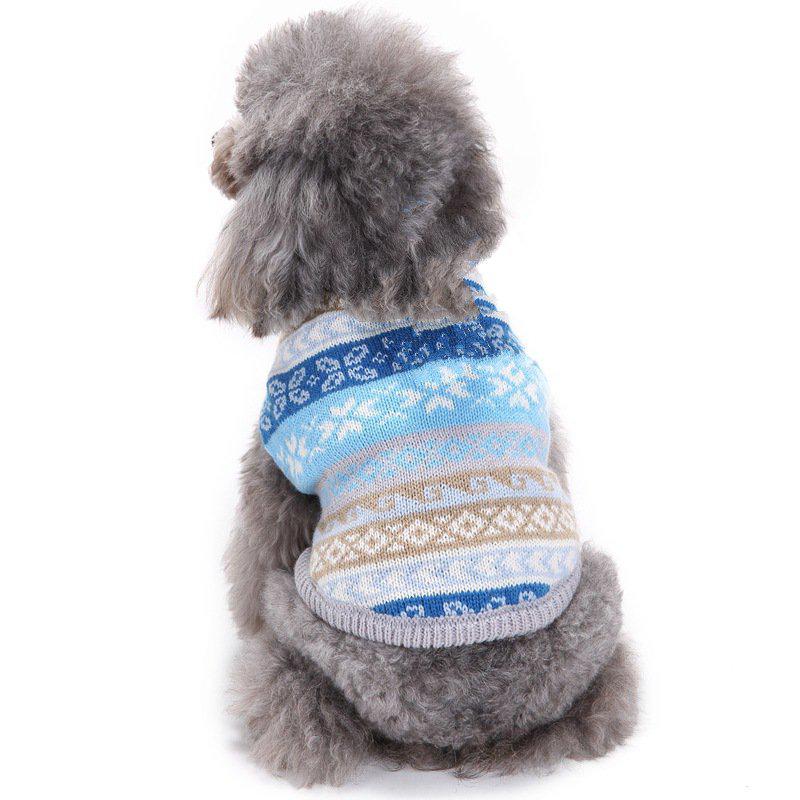 Autumn and Winter New Christmas Pet Costume Christmas Snow Dog Dog Sweater Knit Warm Pet Jacket