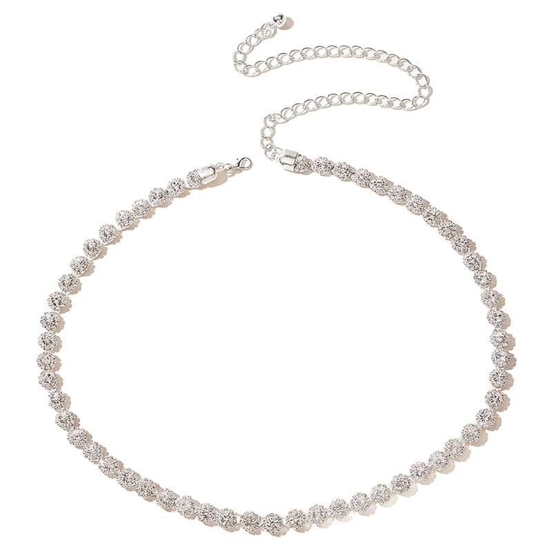 Diamond Elegant Water Waist Chain For Women With Hollow Design For Summer Fashion Accessories