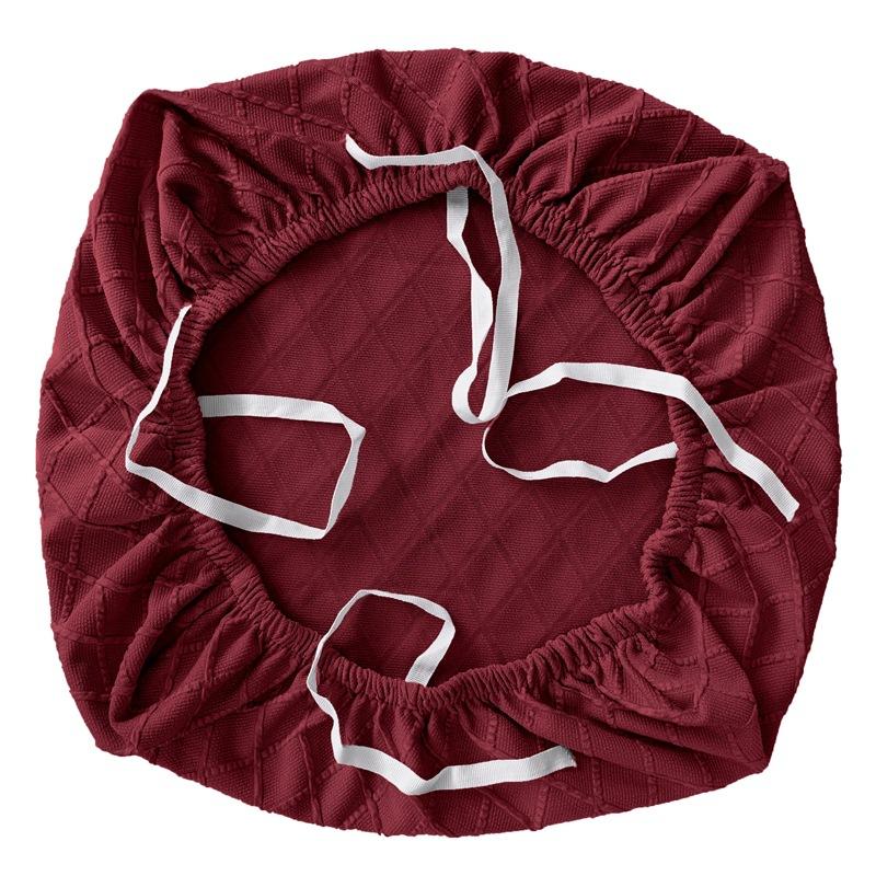 Stretch Jacquard Office Computer Chair Seat Covers, Removable Washable Anti-dust Desk Chair Seat Cushion Protectors