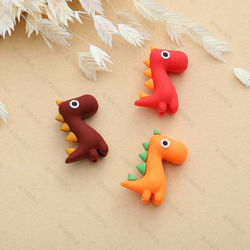 

Charming Cartoon Dinosaur Pen Cap Jewelry Accessory - Adorable DIY Decoration & Exquisite Gift