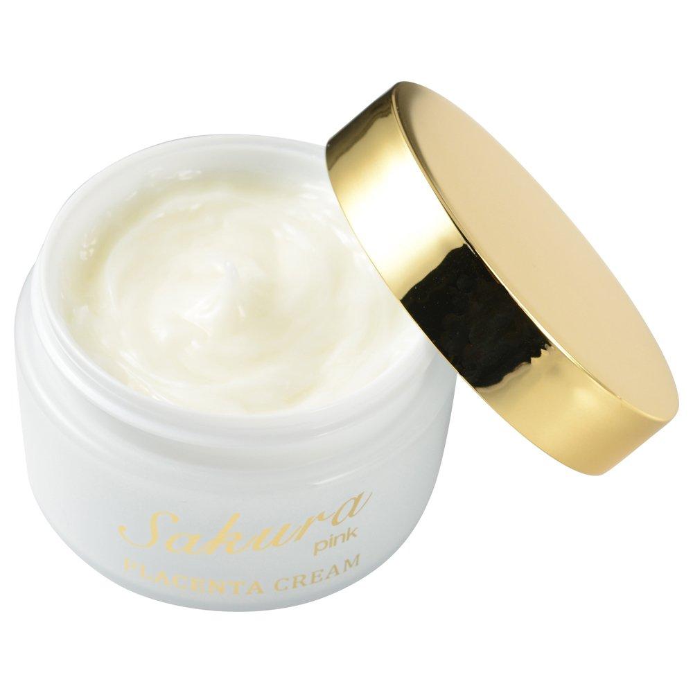 Sakura Pink Placenta Cream moisturizing cream Tokachi Placenta - Beauty, wrinkle, sagging, -