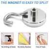 10PCS E20 Metal Strong Magnetic Hooks Wall-mounted Heavy Duty Magnet Hook Key Coat Hanging Hanger Home Kitchen Bathroom Storage