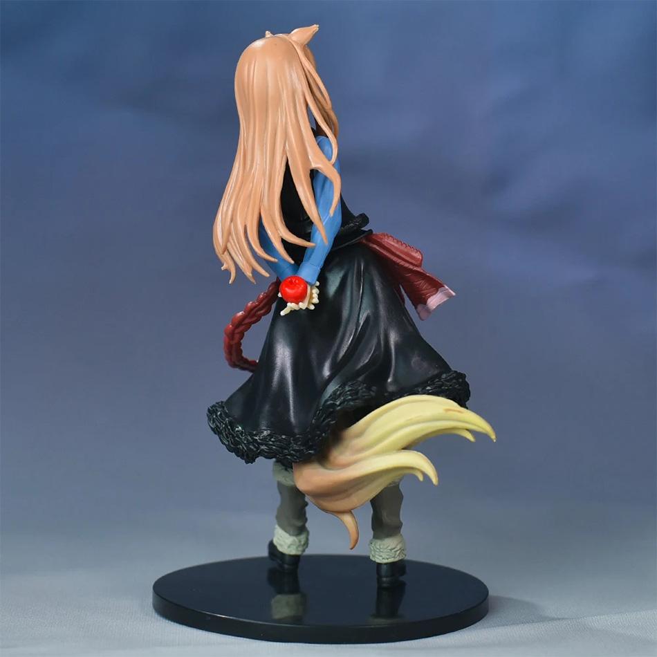Aixlan Gewürz und Wolf Figur Holo Wink Wolfsschwanz Mädchen PVC Actionfigur Anime Geburtstagsgeschenk Sammlerfigur