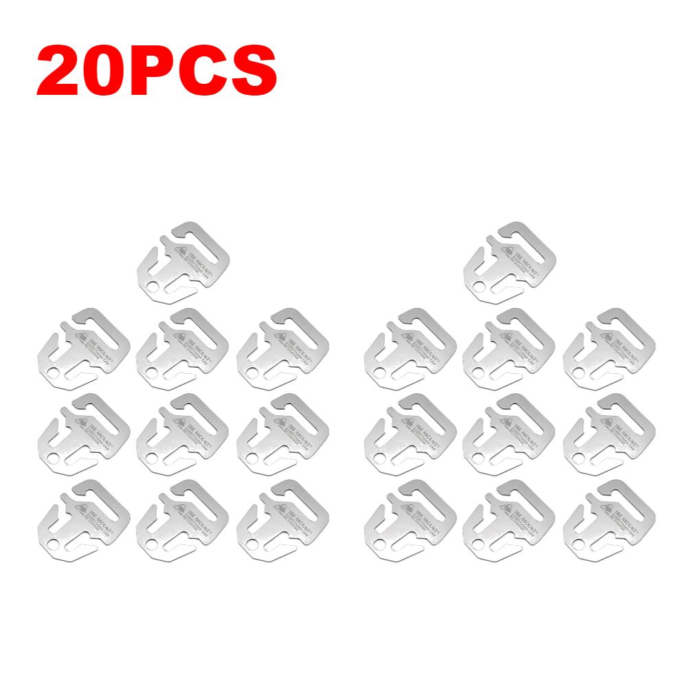 5-50 Stück Markisenbefestigungsschnalle Edelstahlanker Markisenbefestiger Winddichte Zeltplane Anker-Schnalle Outdoor Campingzubehör
