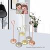 Porte-cartes de table rétractable en acier inoxydable pour mariages et banquets