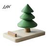 Festive Table Decoration Christmas Tree Phone Stand, 3D Printed Creative Desk Holder for Cell Mount Phone, Holiday Desktop Decor Home Office Dormitory