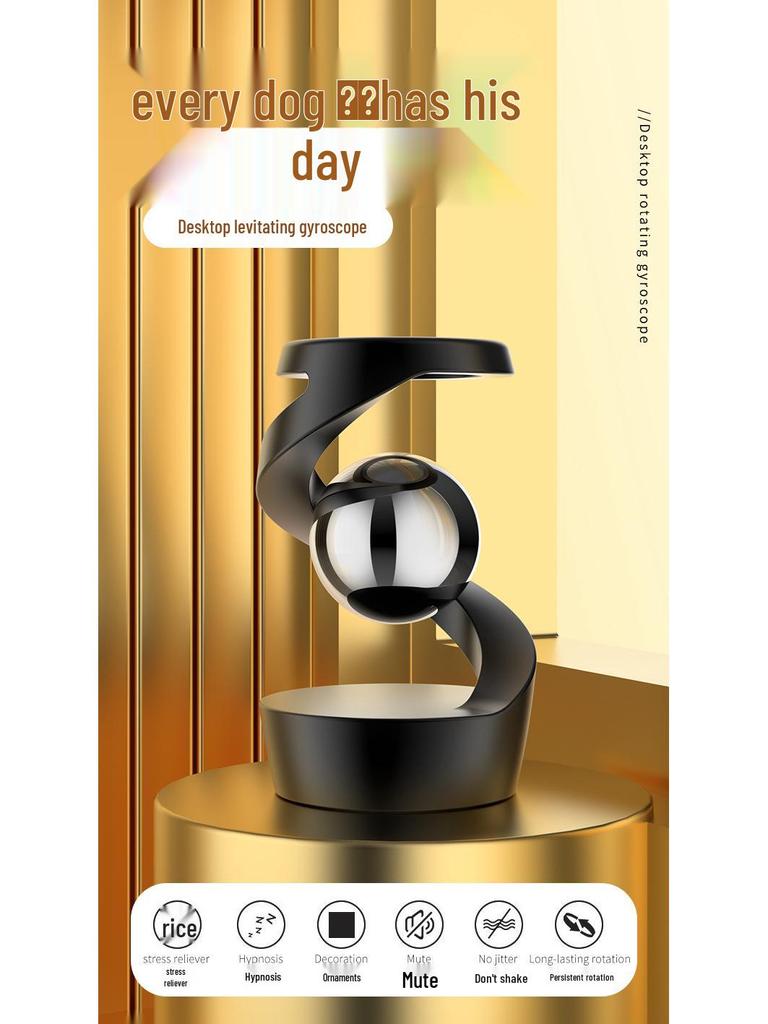 Unzip Metal Desktop Gyro: Hot Desktop Ornament & Decompression Toy