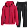 Plus Size Tracksuits Men Sportswear Sets Spring Autumn Clothing Hooded Pants Suit Male 2 Pieces Sweatshirt + Sweatpants 6XL