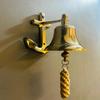 Solid Brass Door Anchor Bell Polish Nautical Maritime Decor 12.7 Cm